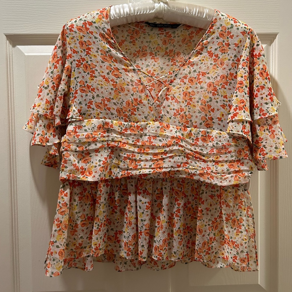 Flowery Blouse